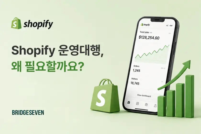Shopify 운영 관리, 배송 방법까지 - 운영대행 서비스 안내 BridgeSeven