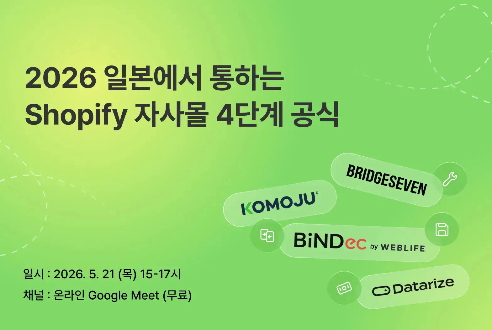 2026 일본 Shopify 자사몰 구축 4단계 공식과 일본 현지화 운영 전략 BridgeSeven